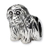 .925 Sterling Silver Dog Bead