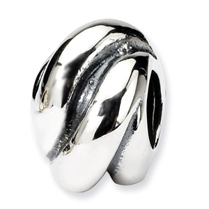 .925 Sterling Silver Wrap Bali Bead