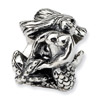 .925 Sterling Silver Mermaid Bead