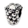 .925 Sterling Silver Grapes Bead