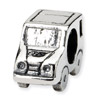 .925 Sterling Silver Car Bead