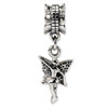 .925 Sterling Silver Fairy Dangle Bead