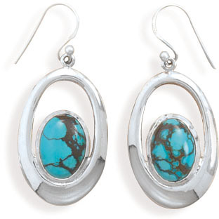 Sterling Silver and Turquoise Earrings