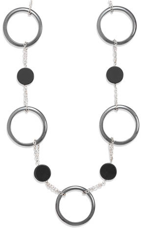 Hematite and Black Onyx Necklace