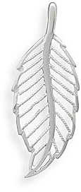 Sterling Silver Cut Out Leaf Design Pendant