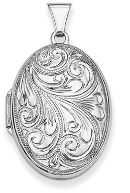 silver lockets necklaces pendants