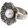 Silver Pearl Ring