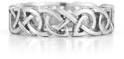Sterling Silver Cut Out Celtic Knot Ring