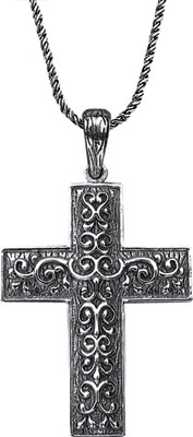 Starhaven Sterling Silver Signature Cross Pendant