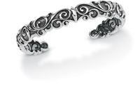 Starhaven Sterling Silver Small Filigree Cuff Bracelet