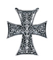 Starhaven Sterling Silver Medium Gothic Cross Pendant