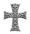 Starhaven Sterling Silver Gothic Cross Pendant