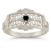 Vintage Filigree Diamond Ring 