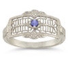 Gemstone Filigree Ring