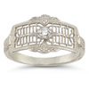 Vintage Filigree Diamond Ring 