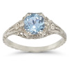 Vintage Blue Topaz Ring