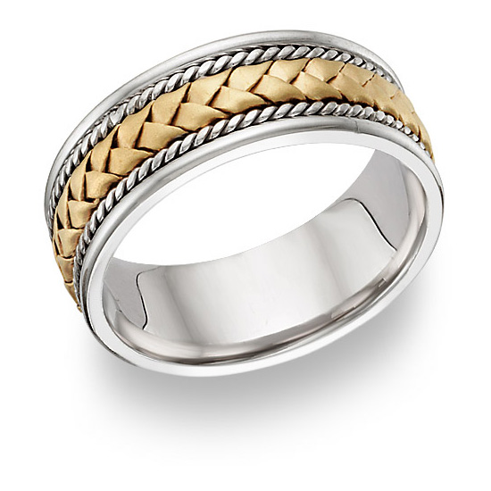 Woven Wedding Bands for Women and Men
