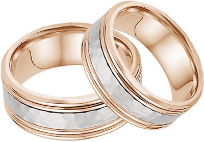 His and Hers Wedding Band Sets for Summer Weddings
