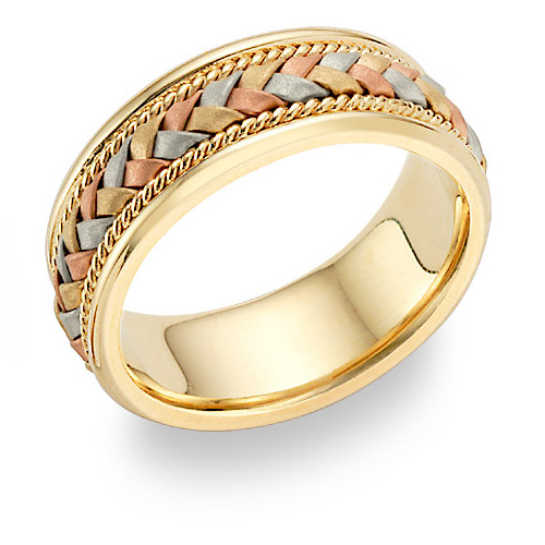Tri-Color Gold Wedding Bands Among Our Most Popular Designs