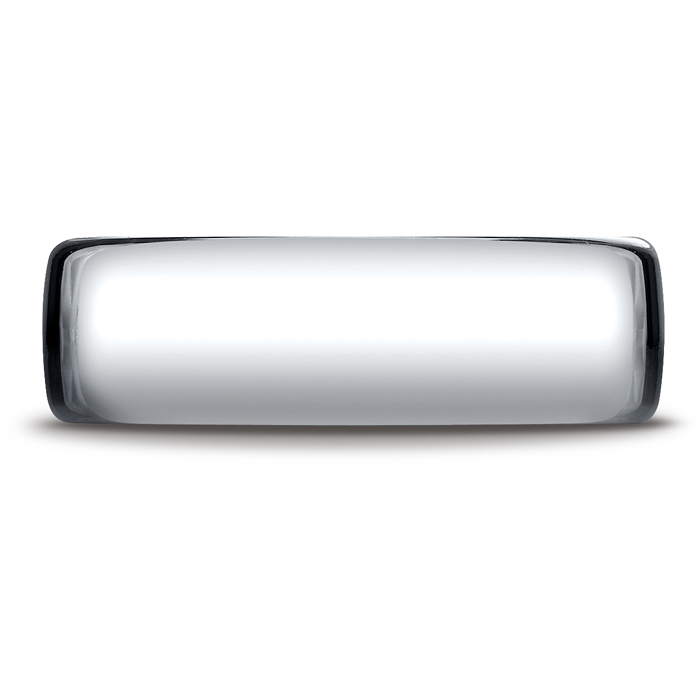 18K White Gold 7.5mm European Comfort-Fit Wedding Band