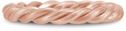 Weaved Rope Wedding Band in 18K Rose Gold