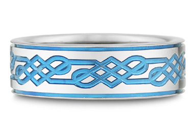 Titanium Celtic Wedding Band