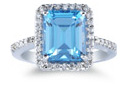 Blue Topaz Rings