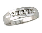 Mens Diamond Rings and Bands