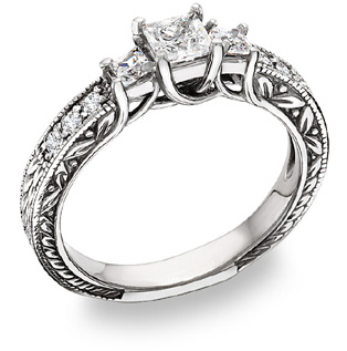 Christian Wedding Rings - Diamond.