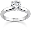 CZ Diamond Solitaire Ring