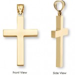 18k Gold Cross Pendant