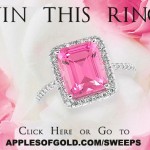 Jewelry Sweepstakes – Pink and White Ring from Applesofgold.com