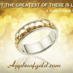 Heart Wedding Rings to Represent the Greatest Love of All