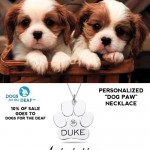 Buy a Dog Paw Pendant and Support Dogs for the Deaf!