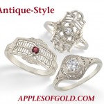 Antique-Style Gemstone Rings that Bring the Past to Life