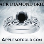 Black Diamond Rings for the Bride