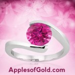 Pink Topaz Solitaire Rings: Three Ways to Wear a Single Pink Stone