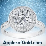 White Topaz and Diamond Engagement Rings: A Double Dose of Colorless Dazzle