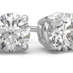 Platinum Round Diamond Stud Earrings: Rare and Extraordinary Beauty