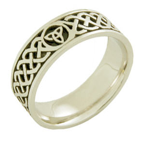 Many Celtic wedding bands are