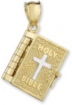 14K Gold Bible Pendant with Lord’s Prayer Inside