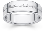 Our Father Which Art In Heaven Bible Verse Ring