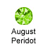 August Birthstone Peridot