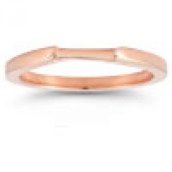 Holy Spirit Dove Cubic Zirconia Engagement Ring Set in 14K Rose Gold 4