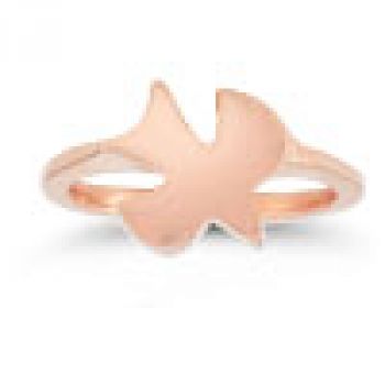 Christian Dove Bridal Ring Set in 14K Rose Gold 3