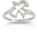 Christian Dove Ring in Sterling Silver