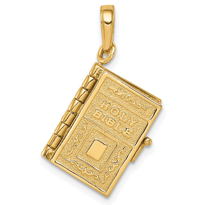 Bible Pendants with Pages that Open