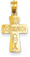 First Holy Communion Pendant in 14K Gold