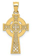 Medium Celtic Cross Pendant, 14K Gold