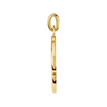 Rounded Maltese Cross Pendant in 14K Gold 2